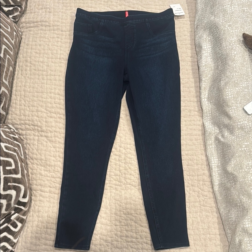 SPANX Dark Blue Skinny Jeans